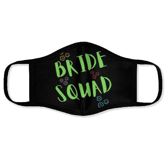 Bride Squad Face Masks