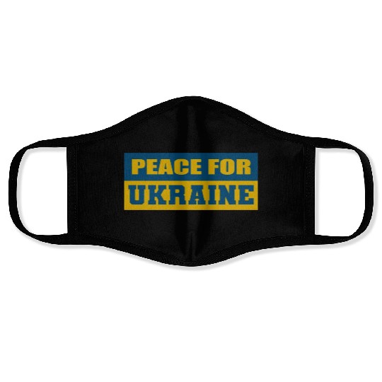 Peace for Ukraine Peacemaker Gift Face Masks