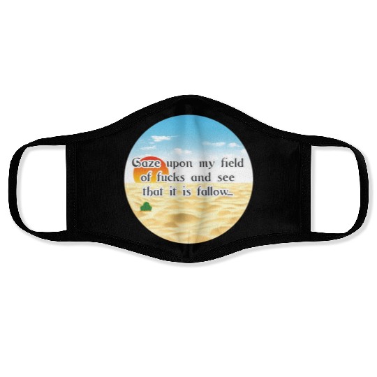 No Fucks Given I Dont Care Fuck Off No F*cks Cacti Face Masks