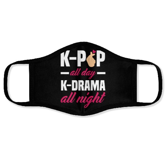 K-Pop K-Drama Korean Pop Music Face Masks