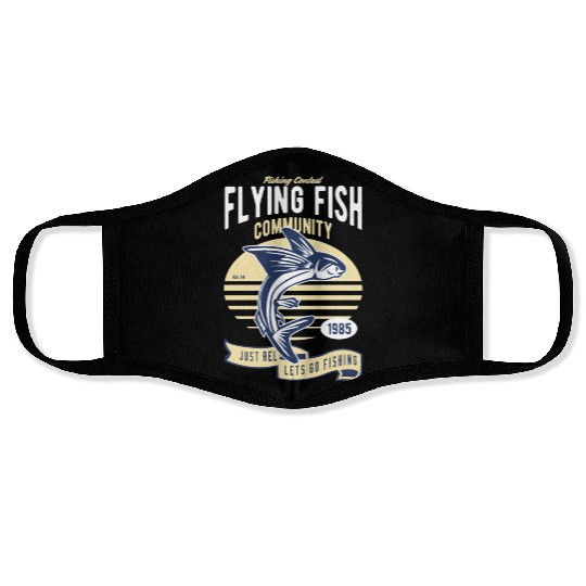 Flying Fish! Face Masks