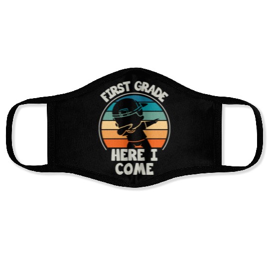 First Grade Back to School Teacher Face Masks