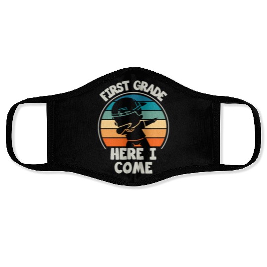 First Grade Back to School Teacher Face Masks