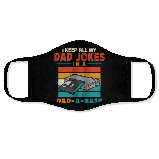 Dad Joke Data Scientist Pun Computer Science Papa Face Masks