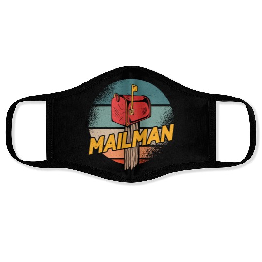 Mailman Mail Courier Postman Postal Worker Face Masks