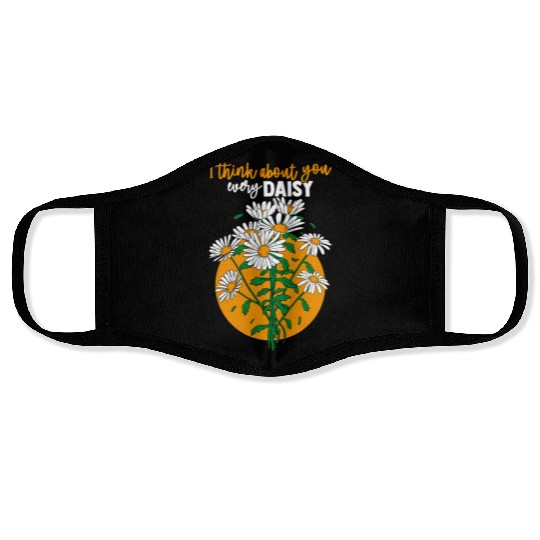 Daisy Garden Gardening Gardener Face Masks