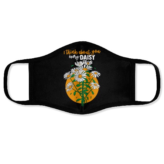 Daisy Garden Gardening Gardener Face Masks