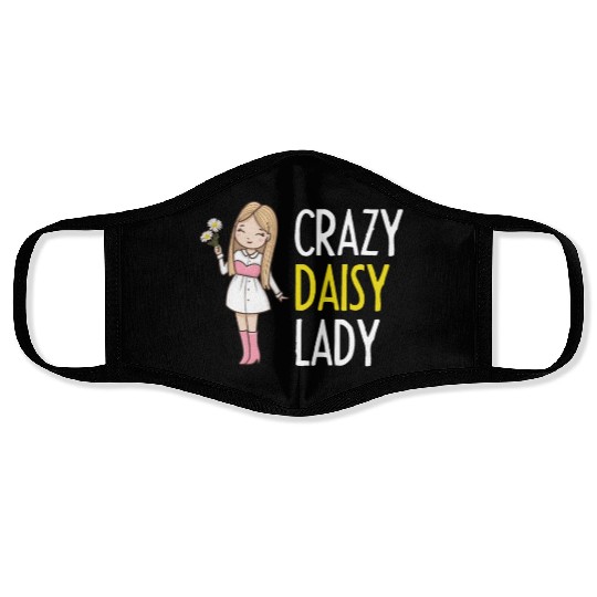 Daisy Garden Gardening Gardener Face Masks