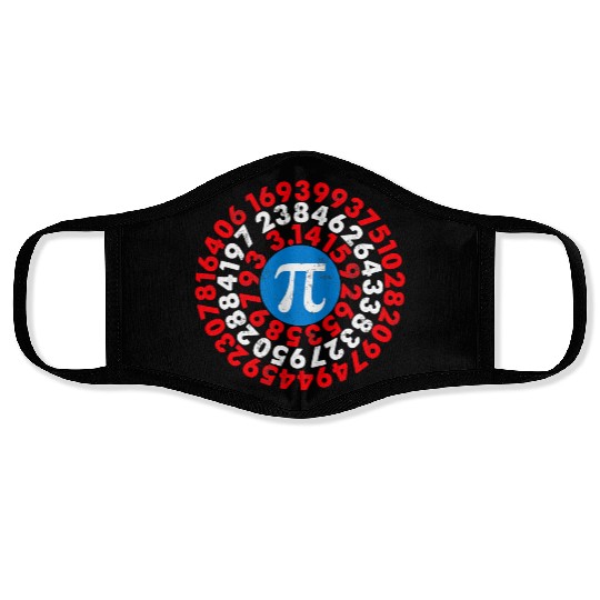 Mathematician Captain Pi Superhero Math Nerd Geek Face Masks