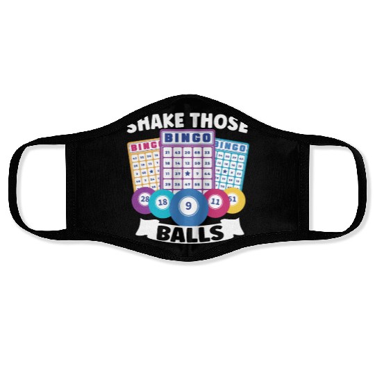 Bingo Card Game Grandma Bingo Player Bingo Cards Face Masks