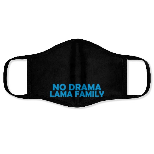 Parents No Drama Llama Face Masks