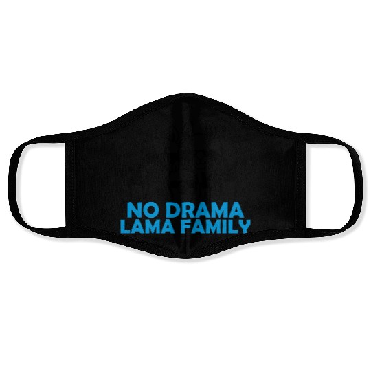 Parents No Drama Llama Face Masks