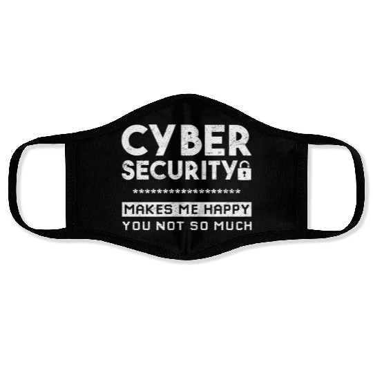 Cyber Security Hacker Data Protection Face Masks