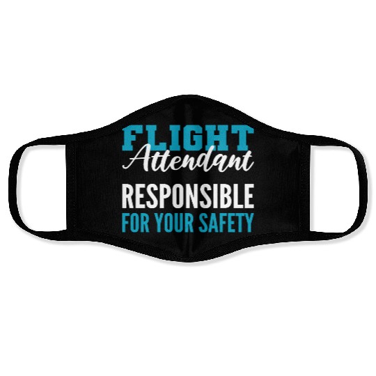 Responsible for Safety Cabin Crew Gift Face Masks