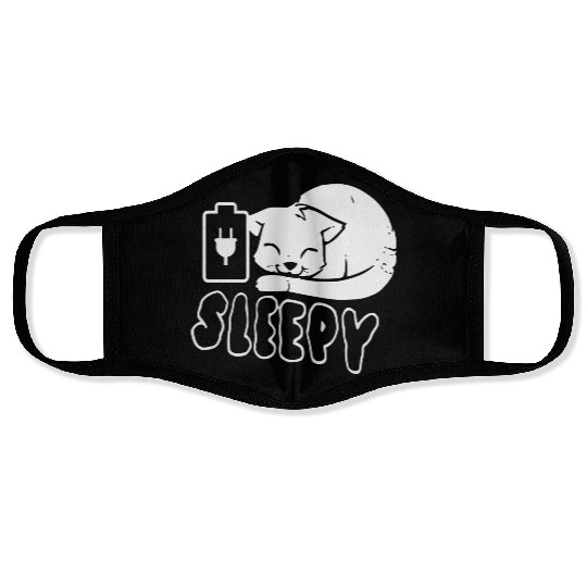 Bedtime, new energy cat Face Masks