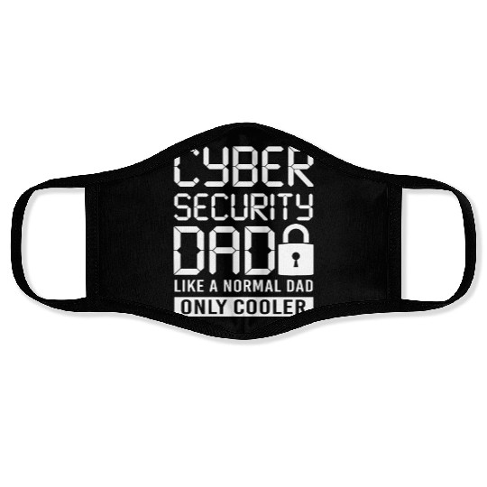 Cyber Security Dad Face Masks