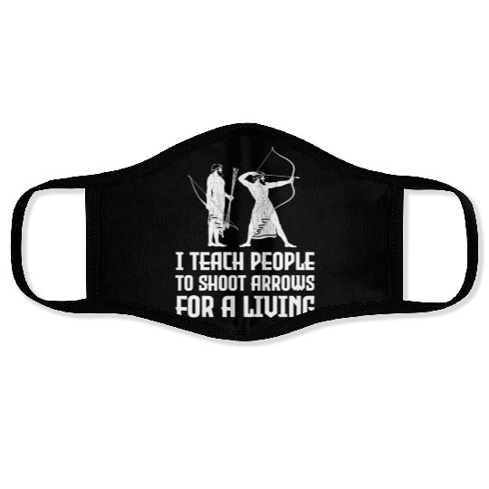 Archery Archer Bowman Face Masks