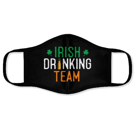 Irish drinking team Face Masks