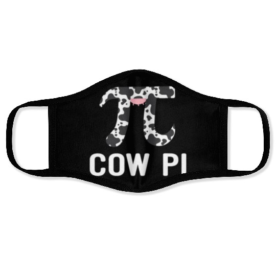 Pi Day Cow Pi Face Masks for Pi Day Face Masks Math Teacher