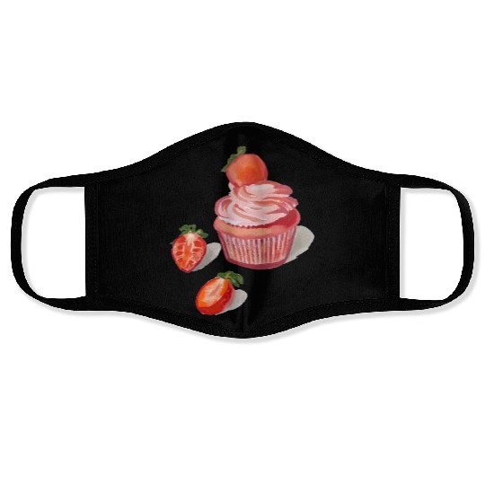 Strawberry Cupcakes Face Masks