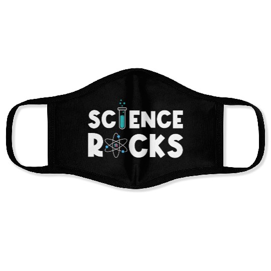 Science Rocks Scientist Chemistry Physics Funny Face Masks