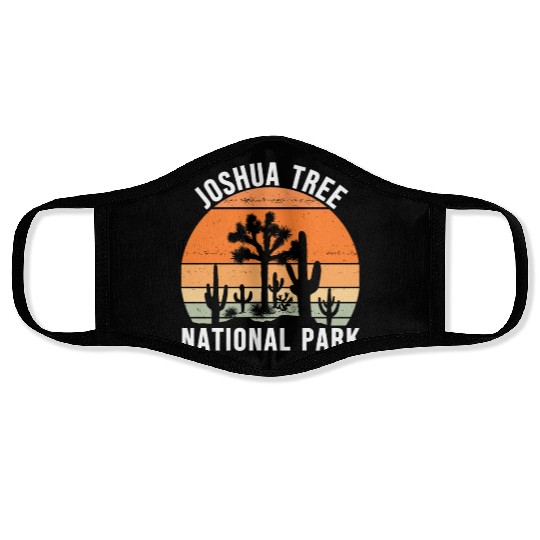 Vintage Joshua Tree National Park Face Masks