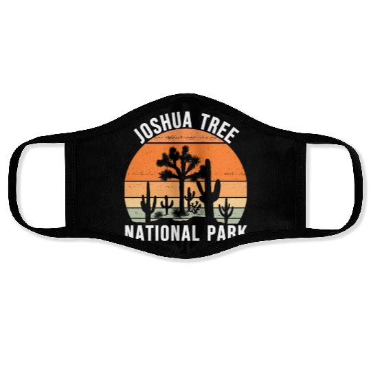 Vintage Joshua Tree National Park Face Masks