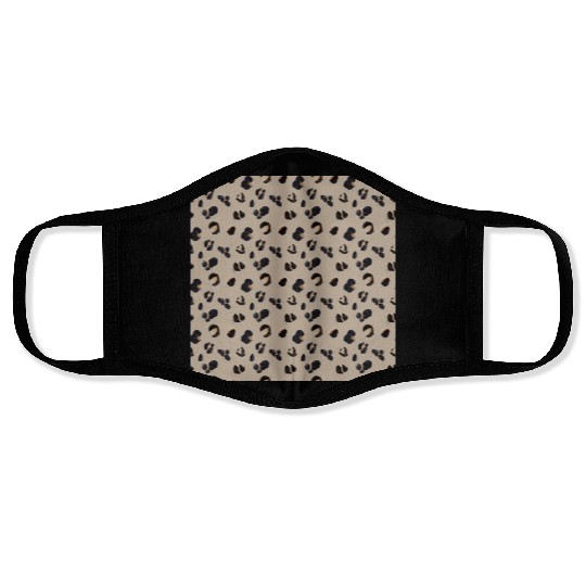 Leopard Animal Print Pattern Face Masks