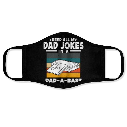 Dad Joke Data Scientist Pun Computer Science Face Masks
