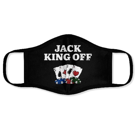 Jack King Off Card Games Poker Card Player Poker Face Masks