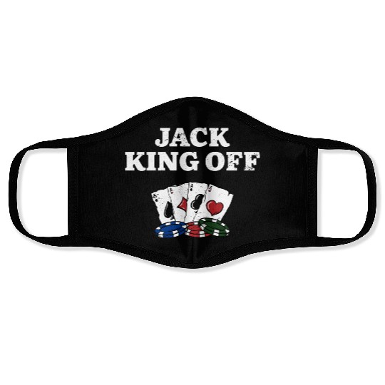 Jack King Off Card Games Poker Card Player Poker Face Masks