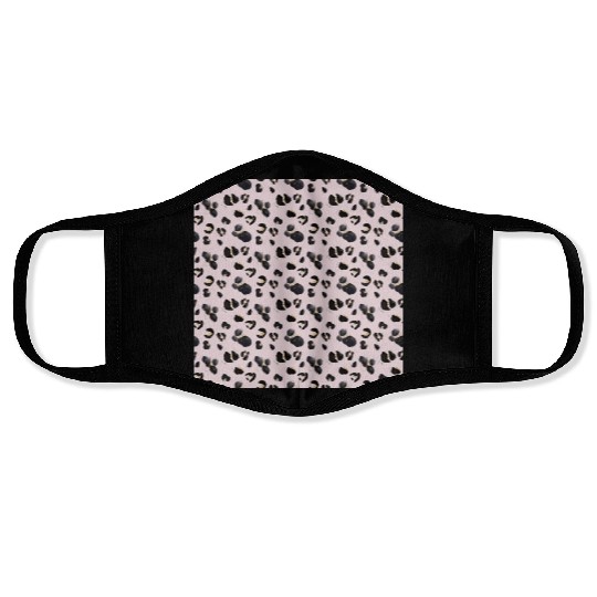 Cheetah Animal Print Pink Pattern Face Masks