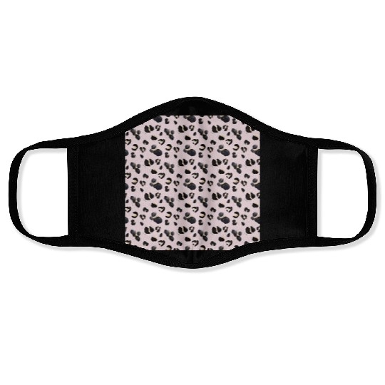 Cheetah Animal Print Pink Pattern Face Masks