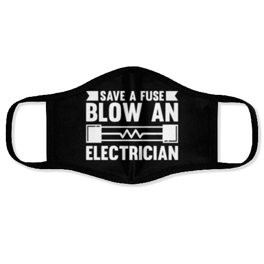 Electrician Electrical Engineer Lineman Face Masks