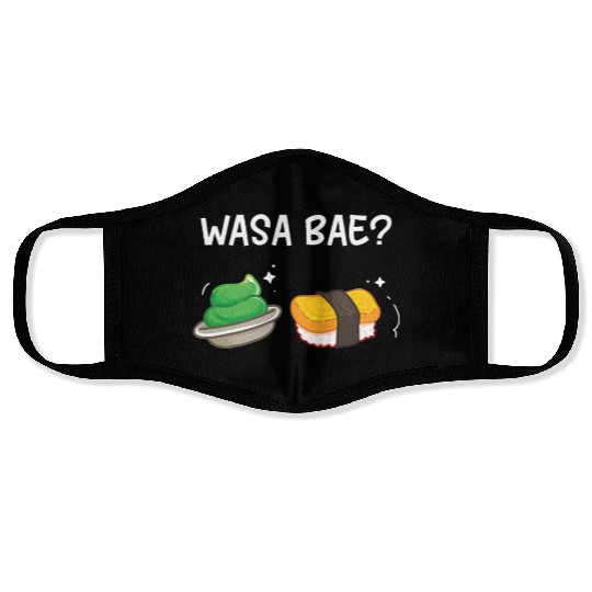 Japanese Wasa Bae Wasabi Sushi Face Masks