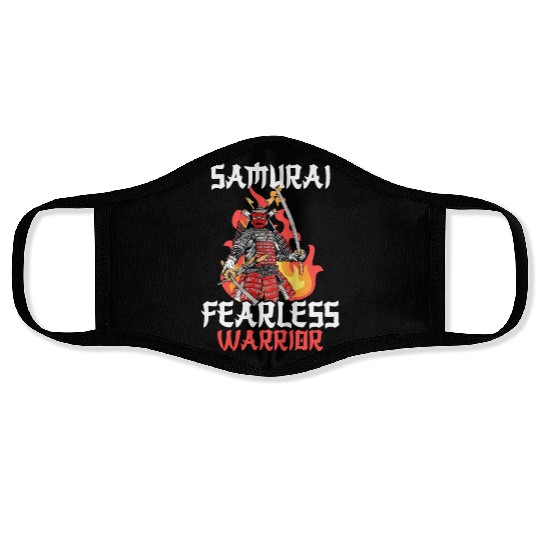 Samurai Katana Honor Face Masks