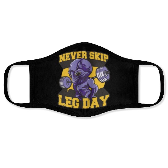 Muscle Alien Face Masks