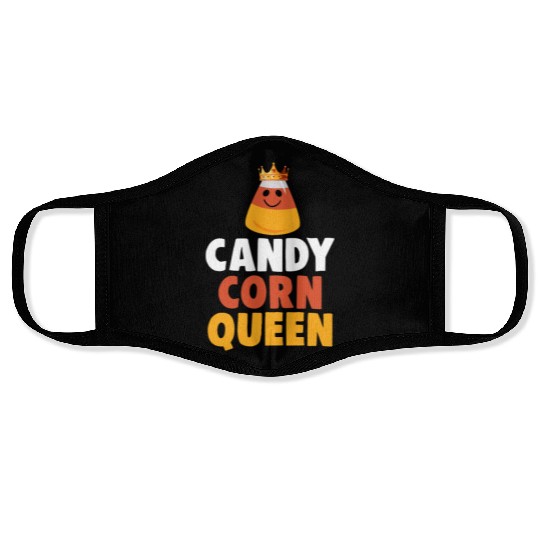 Candy Corn Queen Halloween Trick Or Treat Face Masks