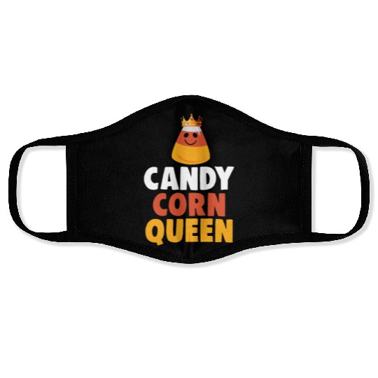 Candy Corn Queen Halloween Trick Or Treat Face Masks