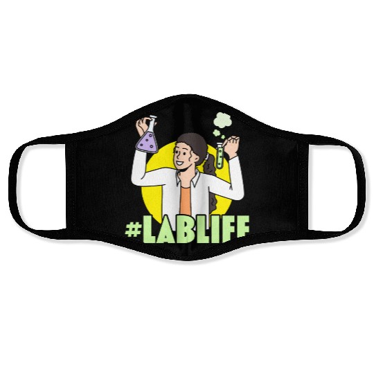 #LabLife Biologist Science Teacher Biology Major Face Masks