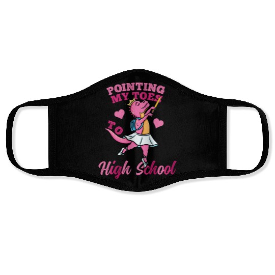 Pointing My Toes To High School Girls Face Masks