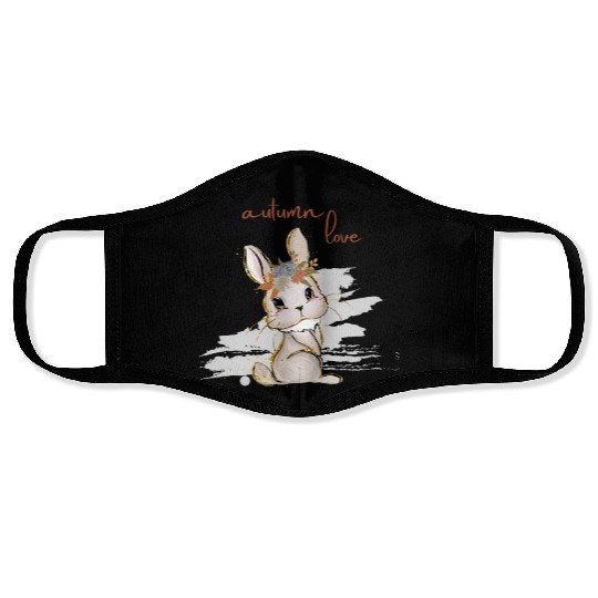 Leaf Autumn Tree Orange Fall Leaves Season Face Masks