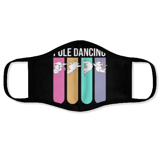 Cute Pole Dancing For Women Pole Dancing Cat Face Masks