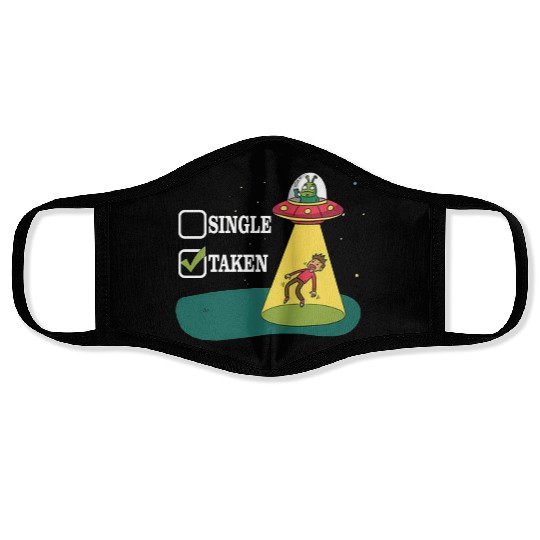 Abduct Horror Green Face Masks