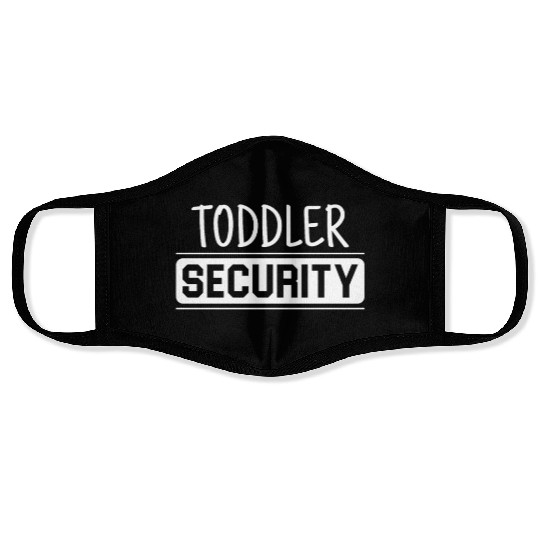 TODDLER SECURITY Face Masks