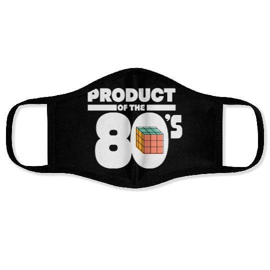Product of the 80s 1980s Retro Vintage Cube Toy Face Masks