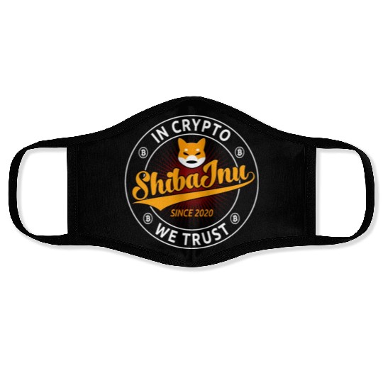 Shiba Inu Coin In Crypto We Trust Trading And Mini Face Masks
