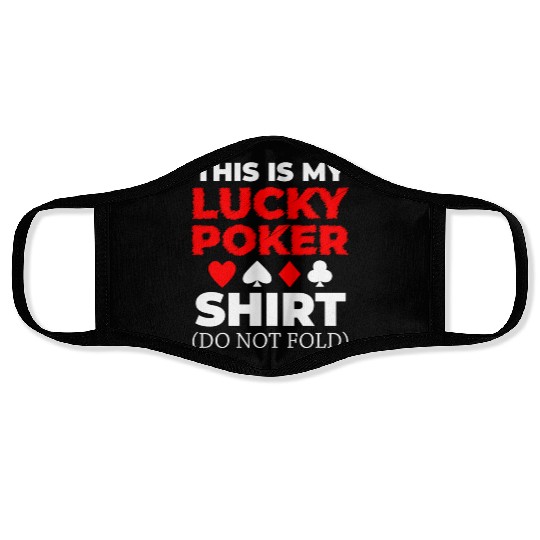 Card Game Blackjack Win Play Face Masks