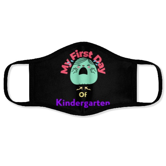 My First Day Of Kindergarten Teacher Student cute Face Masks