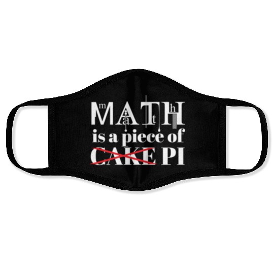 Funny Math Pi Day Face Masks